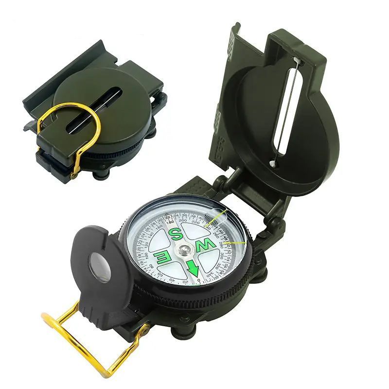 Multifunctional Hiking Camping Navigation Survival Backpacking Waterproof Hand Held Compass for Outdoor
