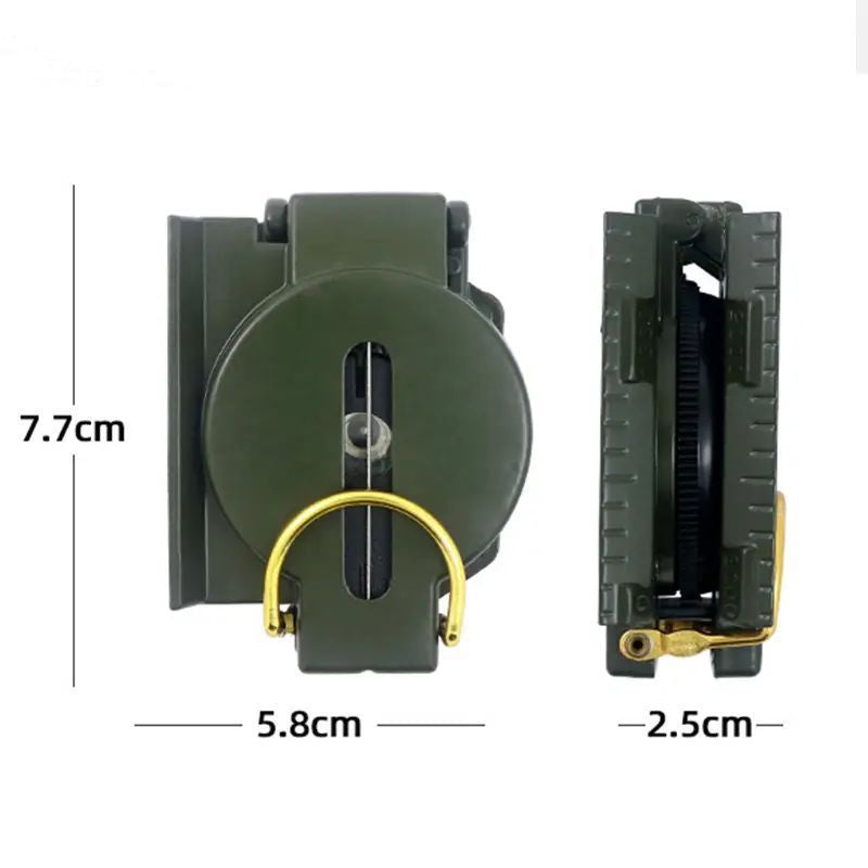 Multifunctional Hiking Camping Navigation Survival Backpacking Waterproof Hand Held Compass for Outdoor